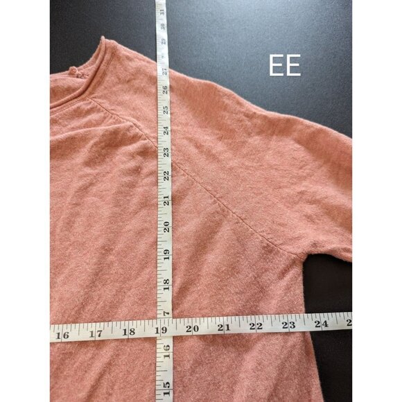 Dreamers Round Wide Neck Knit Sweater Pink M/L Womens - Picture 6 of 9